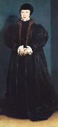Hans holbein the younger Christina of Denmark,Duchess of Milan oil painting reproduction